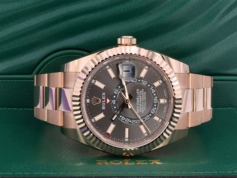 rolex sky dweller rhodium rose gold|Rolex Sky-Dweller sale.